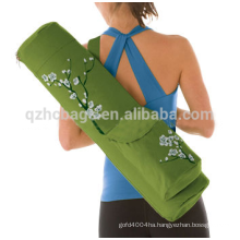 2016 cotton yoga foam roller carrying bag